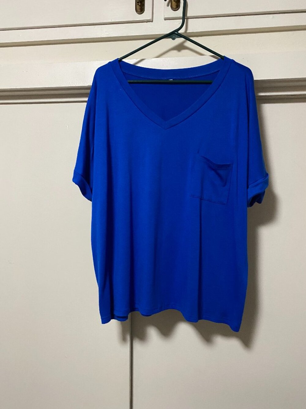 Super soft & cozy royal blue comfy tee/tunic, size 3X